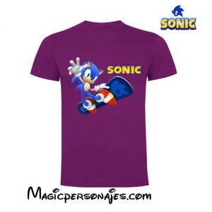 Camiseta Sonic Skate niño-verano