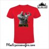 Camiseta Fortnite Brutus Miaúsculos manga corta para niño color rojo