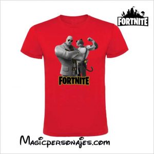 Camiseta Fortnite Brutus con Miaúsculos niño manga corta