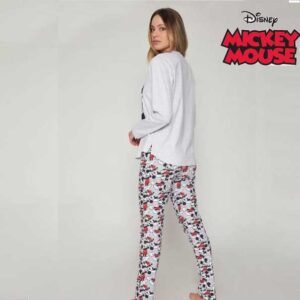 Pijama Disney Niña Invierno Mickey Mouse Color Gris