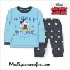 Pijama Mickey Disney muy cómodo de terciopelo tallas 12 a36 meses Infantil Invierno dos piezas terciopelo