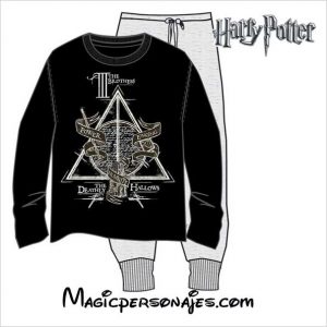 Pijama adulto  Harry Potter Howarts Deatlhy Hallows