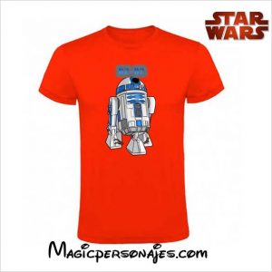 Camiseta Star Wars R2 D2  juvenil  manga corta