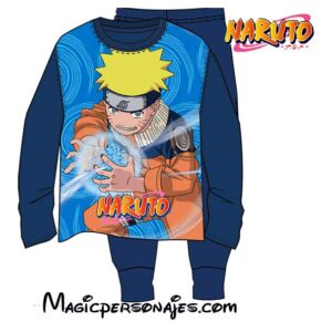 Pijama Naruto para  niño  manga larga marino