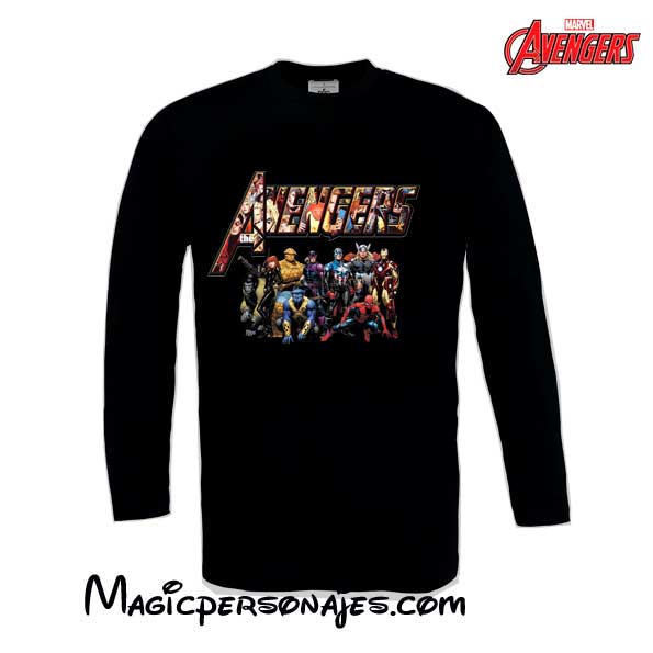 Avengers Niños Camiseta de Manga Larga 