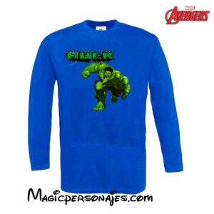Camiseta Hulk Puños manga larga royal