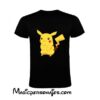 Camiseta Pokémon Pikachu manga corta negra