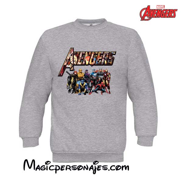perfume sátira Pizza Sudadera Avengers Personajes Marvel para niño - Magic Personajes