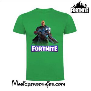 Camiseta Fortnite La Roca  temporada 8  para niño manga corta