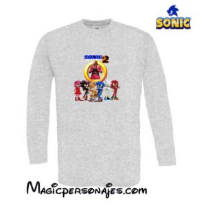 Camiseta Sonic Sonic and Dr. Eggman manga larga