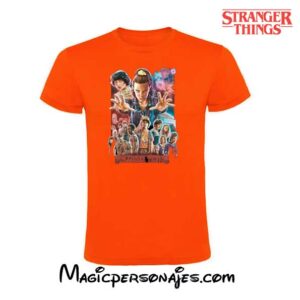Camiseta Strangers Things niño manga corta Grupo