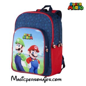 Mochila Super Mario Bros Mario Y Luigi 42 cm