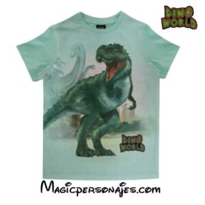 Dinosaurio T Rex camiseta niño manga  corta