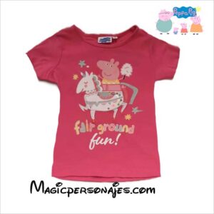 Peppa Pig camiseta Uniconio niña manga corta