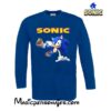 Camiseta Sonic Tumbao manga larga royal