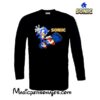 Camiseta Sonic Skate manga larga negra