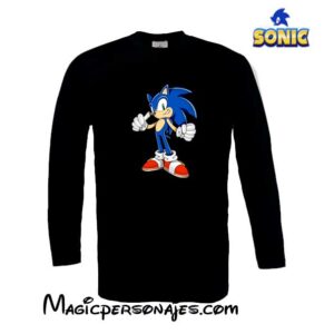 Camiseta Sonic Ok para niño  manga larga