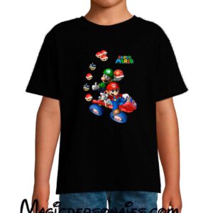 Camiseta Super Mario Autos niño manga corta