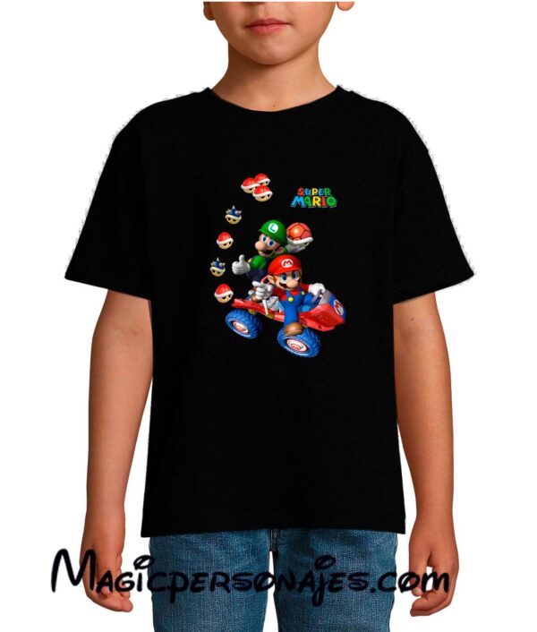 Camiseta Super Mario Bros Autos