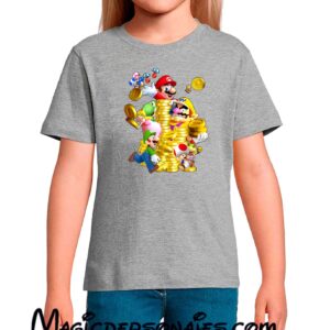 Camiseta Super Mario monedas manga corta