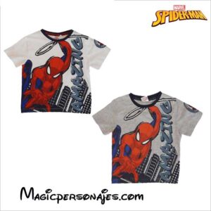 Camiseta Spiderman Amazing  manga corta para niño