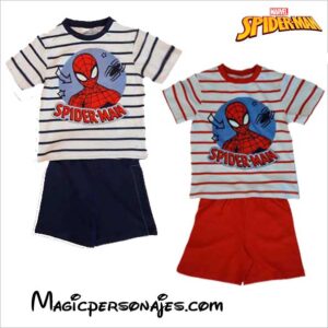 Conjunto Pijama Spiderman de algodón manga corta