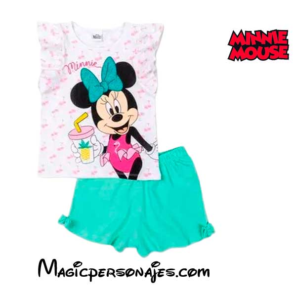 Pijama -conjunto Minnie verde