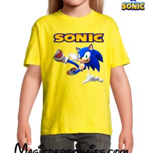 Camiseta  Sonic Tumbado  niño manga corta
