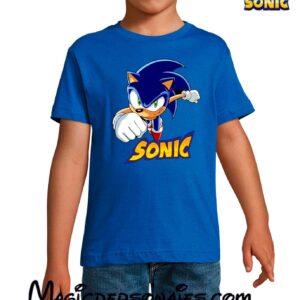 Camiseta Sonic niño manga corta Corriendo